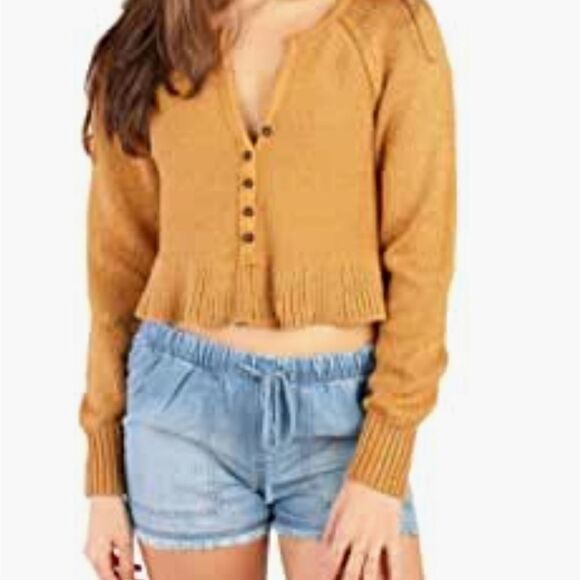 Free People Sweetheart Henly Neck Sweater - Picture 2 of 6